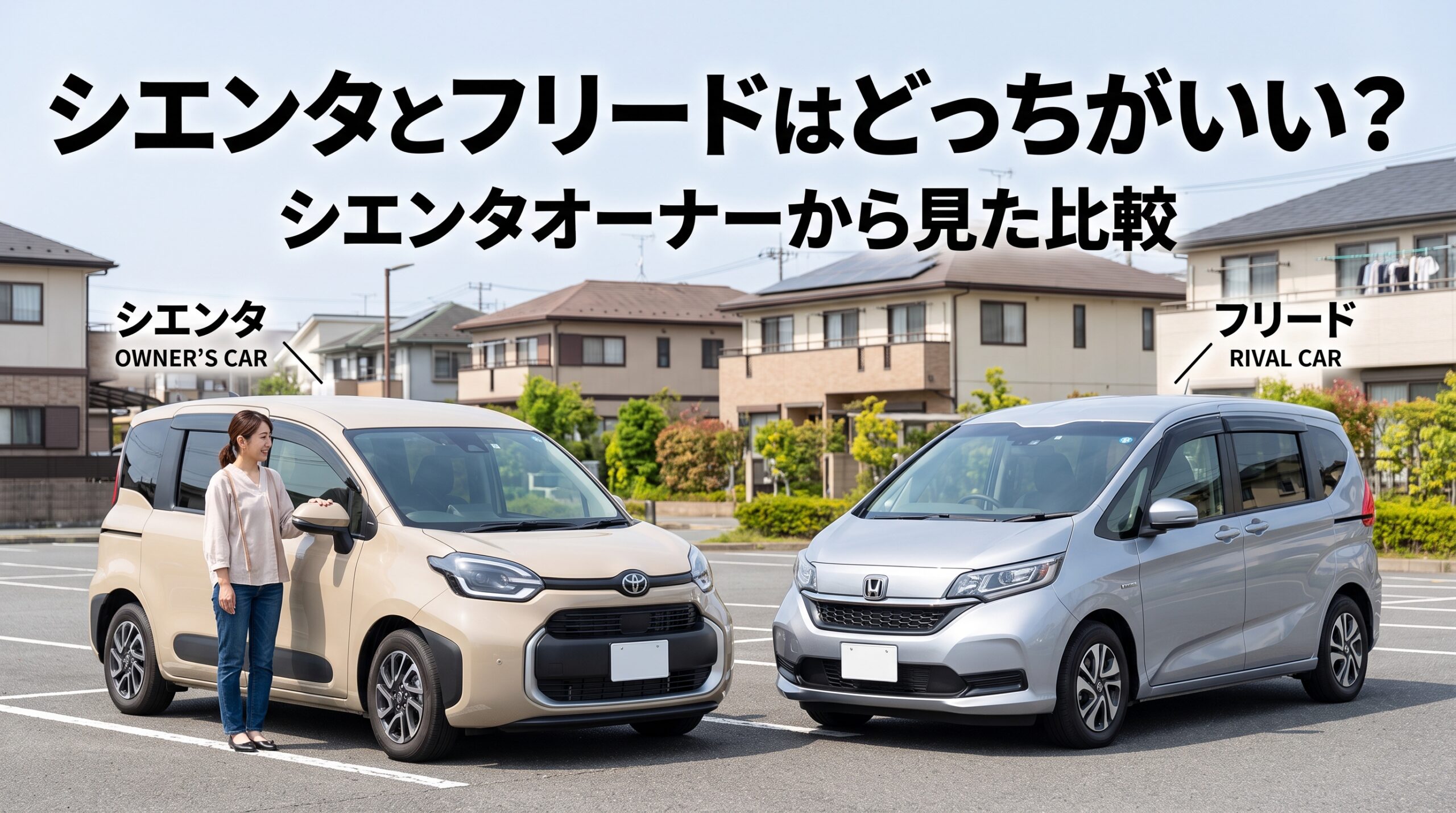 シエンタとフリードはどっちがいい？