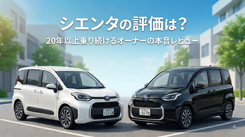 シエンタの評価は？ 20年以上乗り続けるオーナーの本音レビュー